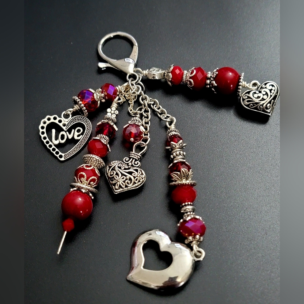 Handmade Australian Crystal Bag Charm